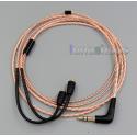 3.5mm L Shape OCC Copper Earphone Cable For Shure se215 se315 se425 se535 Se846