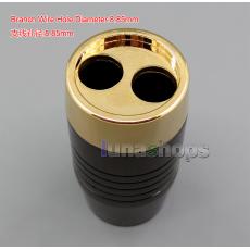 HiFi Speaker Audio Cable Splitter Adapter Copper Plug For DIY Custom Cable