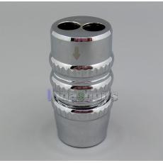 Solid Steel 13mm hifi Speaker Audio Power Cable Wire Pants Boots Y splitter 1 to 2 