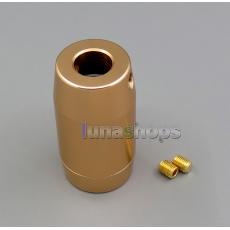 With Magnet Ring HiFi Aluminium Splitter Speaker Audio Power Cable Wire Adapter Plug