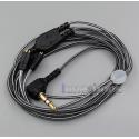 Black And White With Earphone Hook Audio Cable For Ultimate Ears UE TF10 SF3 SF5 5EB 5pro TripleFi 15vm TF15