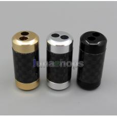 Aluminium Alloy + Carbon Super Light Headphone Earphone Cable Splitter Adapter Plug For DIY Custom
