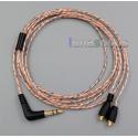 L Shape 3.5mm Soft OFC Shielding Earphone Cable For Shure se215 se315 se425 se535 Se846