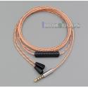 With Mic Remote Copper Shielding Earphone Cable For Sennheiser IE8 IE8i