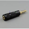 4.4mm Balanced Male To 2.5mm TRRS Female Converter Headphone Earphone Adapter For Sony PHA-2A TA-ZH1ES NW-WM1Z NW-WM1A A