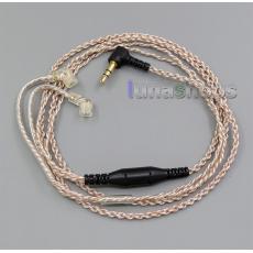 EachDIY Earphone Silver Plated OCC Mixed Foil PU Cable For UE18 UE11Pro UE10pro UE7Pro UE4Pro