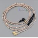 EachDIY Earphone Silver Plated OCC Mixed Foil PU Cable For Westone W60 W50 W40 UM50 UM30 UM10