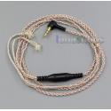 EachDIY Earphone Silver Plated OCC Mixed Foil PU Cable For UE18 UE11Pro UE10pro UE7Pro UE4Pro