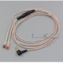 EachDIY Earphone Silver Plated OCC Mixed Foil PU Cable For Audio-Technica ATH-IM50 ATH-IM70 ATH-IM01 ATH-IM02 03 04