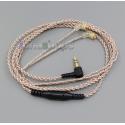 EachDIY Earphone Silver Plated OCC Mixed Foil PU L Plug Cable For Shure se215 se315 se425 se535 Se846