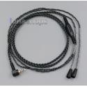 EachDIY 2.5mm TRRS Earphone Silver Plated OCC Foil PU Cable For Sennheiser IE8 IE80 IE8i