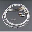 Silver Upgrade Audio Cable For Audio-technica CKS1100 ATH-LS70 ATH-LS50 ATH-E40 ATH-E50 ATH-E70