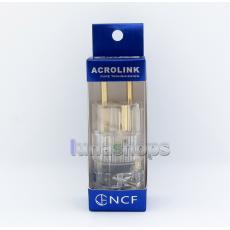 Acrolink EU fp-e25(G) Pure Transmission NCF Gold plated Power DIY Custom Male Adapter Plug