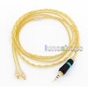 6N OCC Gold Plated MMCX Cable For Shure SE215 SE315 SE425 SE535 SE846 Headphone Earphone