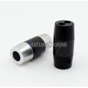 1pcs Full Metal Carbon Headphone Cable Audio Y Splitter Adapter For DIY Custom Cable Dia:3.2mm/5.2mm