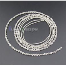 Semi-Finished Pure Silver Earphone Mixed  Repair DIY Transparent Cable For DIY Custom 