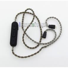 Silver OCC Bluetooth Wireless Earphone Cable For Ultimate UE TF10 SF3 SF5 5EB 5pro TF15 2-3 Hours Playtime