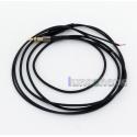 Semi-Finished 3.5mm Net Main Wire + TPE Branch Black Earphone Repair DIY Cable
