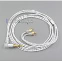 1.2m GY-Seiris OCC Silver Plated PVC Cable For Shure SE215 SE315 SE425 SE535 SE846 UE900