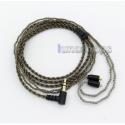 Silver Plated Earphone Brown Cable For Shure SE215 SE315 SE425 SE535 SE846 Headphone 