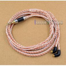 3.5mm 4pole TRRS Re-Zero Balanced 16 Core OCC Silver Mixed Earphone Cable For Etymotic ER4 XR SR ER4SR ER4XR