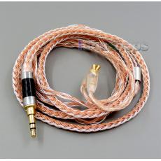 3.5mm 16 Cores OCC Silver Plated Mixed Headphone Cable For audio-technica ATH-CKS1100 ATH-E40 ATH-E50 ATH-E70 