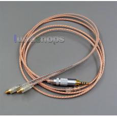2.5mm Earphone Silver 7N OCC Cable For Audio-Technica ATH-CKS1100 ATH-E40 ATH-E50 ATH-E70 ATH-ESW950 
