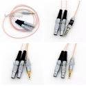 7N OCC Silver Plated Mixed Headphone Cable For Focal Utopia Fidelity Circumaural