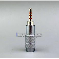 Superconducting Rhodium Palladium Platinum Plated 2.5mm TRRS DIY Custom Adapter