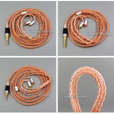 8 core 2.5mm 3.5mm 4.4mm Balanced MMCX  Pure OCC Copper Earphone Cable For Shure SE535 SE846 Se215 Custom 5 12 BA