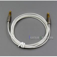 0.15cm 1.2m 2m 3m 3.5mm Pure Silver Plate Cable For AMP Audio Technica ATH-MSR7 Sony MDR-1R z1000