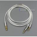 Silver Plated Cable for Hifiman HE560 HE-350 HE1000 V2 Headphone 3.5mm to 2.5mm