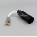 Pure Silver plated Shielding 4pin xlr Male to 2.5mm Balanced female audio adapter Converter cable for XDP-300r AMP etc