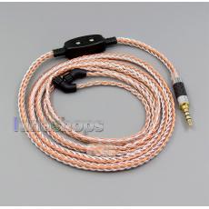 3.5mm 4pole TRRS Re-Zero Balanced 16 Core OCC Silver Mixed Earphone Cable For AKR03 Roxxane JH Audio JH24 Layla Angie AK