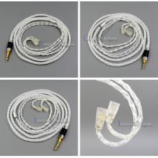 8 core Balanced Pure Silver Plated OCC Earphone Cable For Sennheiser IE8 IE8i IE80 IE80s