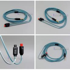 Weave Color 2.5mm Balanced 3.5mm Earphone Cable For Audio-Technica ATH-IM50 IM70 IM03 IM02 01