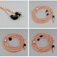 Resistance 8 core 2.5mm 4.4mm Balanced MMCX Pure OCC Copper Earphone Cable For Etymotic ER4 XR SR ER4SR ER4XR