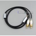 60cm Weave Cloth OD 5mm 2.5mm TRRS TO 2 RCA Audio Adapter Cable For Astell&Kern AK240 AK380 AK320 DP-X1