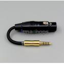 Balanced Weave Cloth xlr Female to 4.4mm Male audio adapter Converter cable for Sony PHA-2a TA-ZH1ES NW-WM1Z