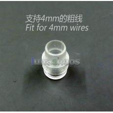 8pcs L Size Headphone Male Cable Audio 4mm Tailed Part Adapter For DIY Custom Cable 