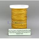 OCC Pure Copper + Gold Plated DIY Bulk Wires PVC Soft Clear Insulating Layer DIY Custom Earphone Cable 49*0.08mm Diamete