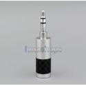 Carbon Shell Silver Color Balanced 3.5mm 3poles Plug adapter For Astell & Kern AK380 AK240 AK100i II AK70