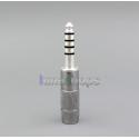 Balanced Silver Plated 4.4mm Headphone Earphone Adapter For Sony PHA-2A TA-ZH1ES NW-WM1Z NW-WM1A AMP Player