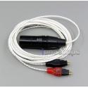 3m Pure Silver Plated 7N OCC XLR Headphone (4*100cores) Earphone Cable For Sennheiser HD580 HD600 HD650 HDxxx HD660S