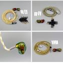 High Transparency Crystal Hi-Res Custom 6 Units Speakers BA Armature In Ear Earphone With Deep Bass Nice Voice