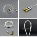 Soft Silver Plated Earphone Cable For HiFiMan HE400 HE5 HE6 HE300 HE4 HE500 HE600 Headphone