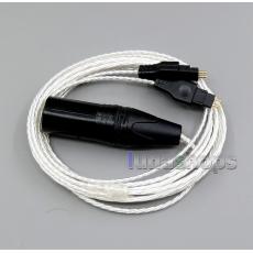 4pin XLR Male PCOCC + Silver Plated Cable for Sennheiser HD525 HD545 HD565 HD650 HD600 HD580