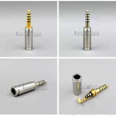4.4mm Improved Version balanced Adapter Plug Stainless Steel Barrel 6.1mm Tailed Hole 