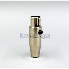 Full Metal Headphone Mini XLR 3 Pin For AKG K271 K272 K240 K242 Q701 K141 K171 K181 