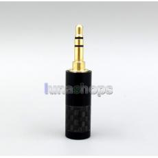 CYH-Series High Quality Black Carbon Barrel 3.5mm Male Custom DIY Adapter
